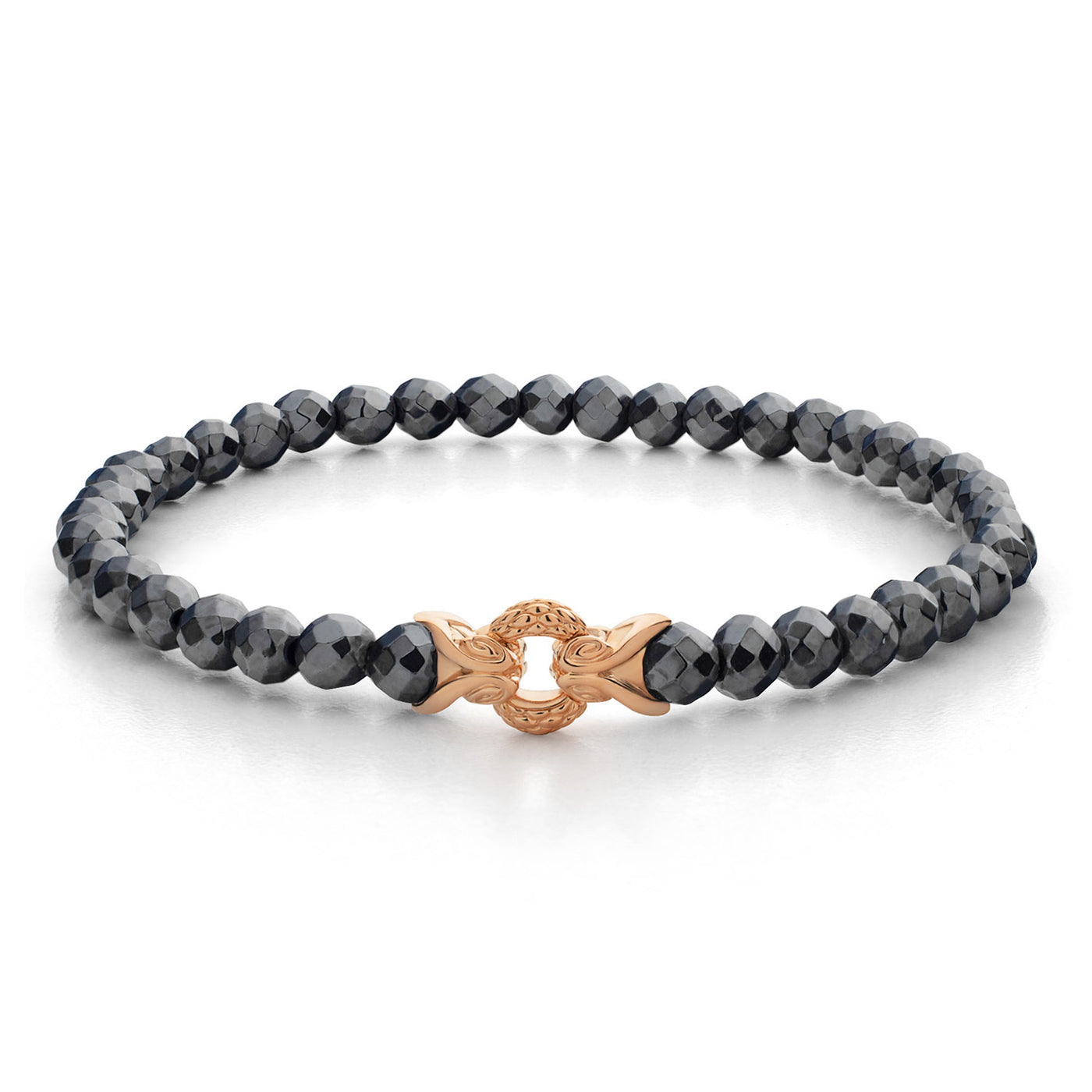 rose gold bead bracelet