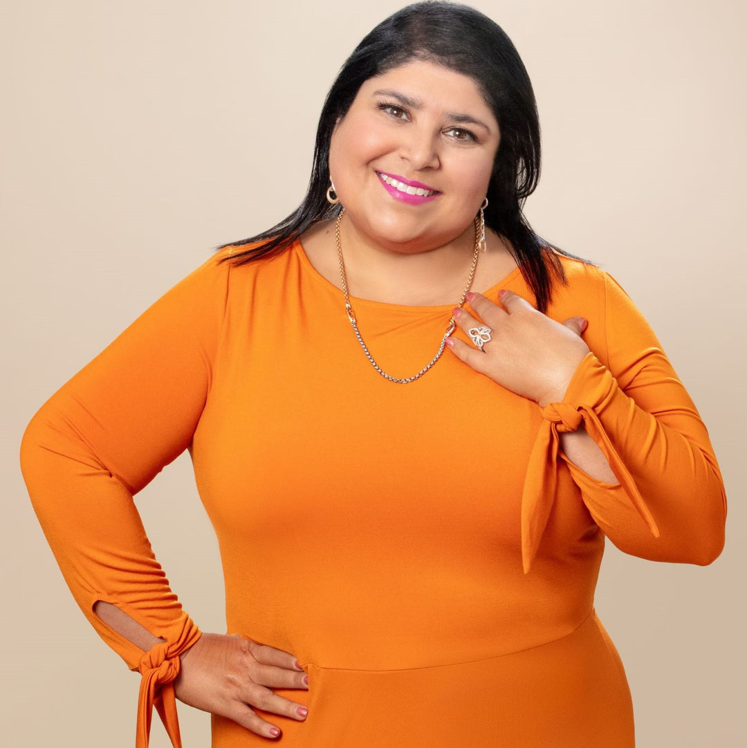 Jennifer Lynn Robinson wears REALM Fine + Fashion Jewelry