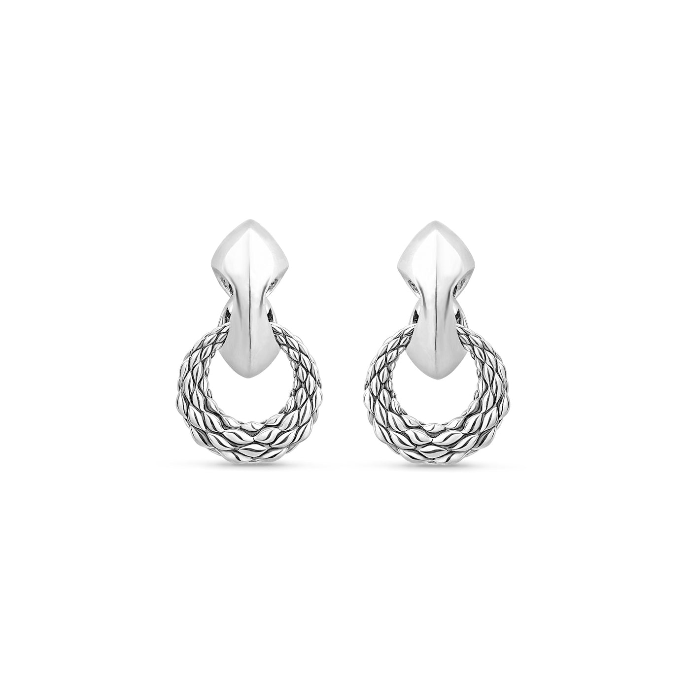 sterling silver drop earrings