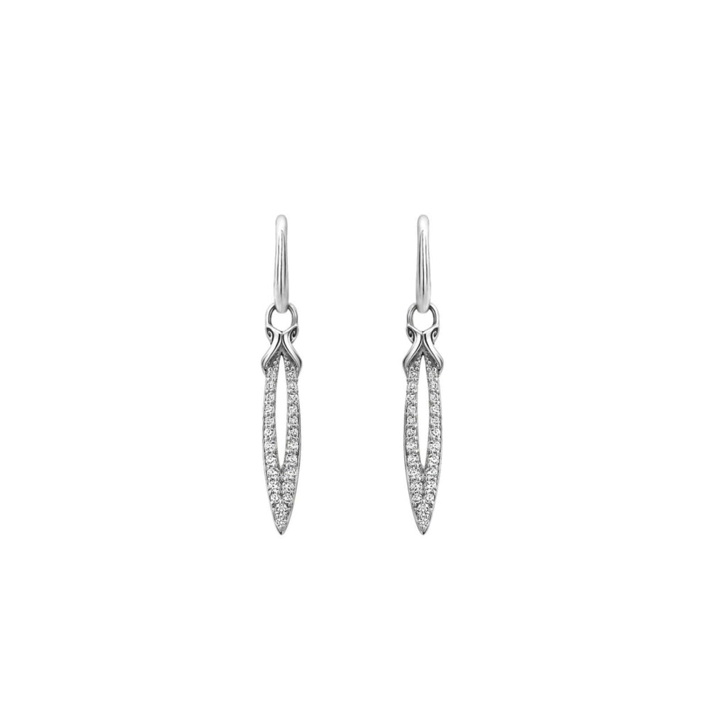sterling silver drop earrings