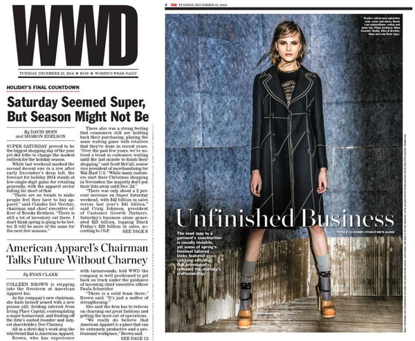 WWD editorial feauturing REALM Fine + Fashion Jewelry