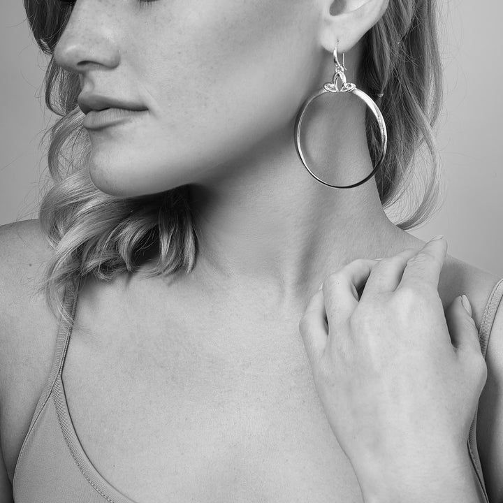 hoop earrings