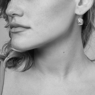 sterling silver drop earrings