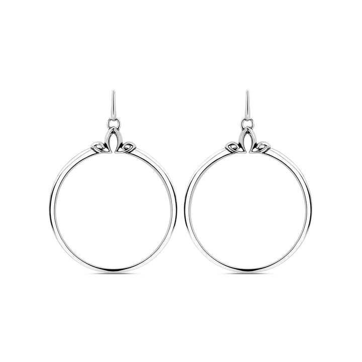sterling silver hoop earrings