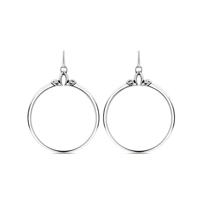 sterling silver hoop earrings