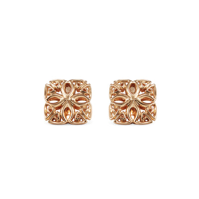 rose gold stud earring