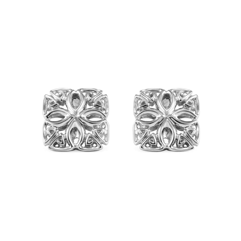 silver stud earrings