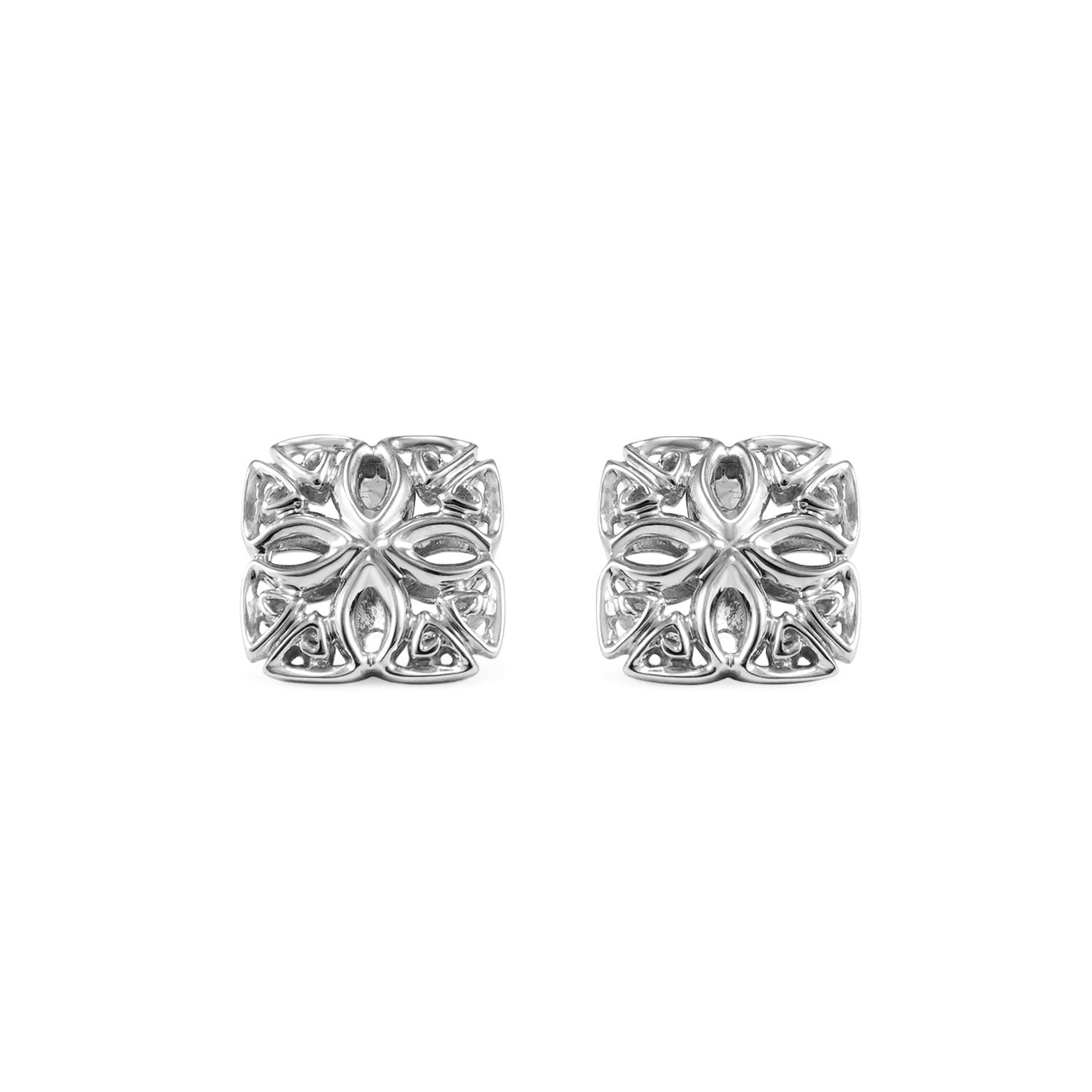 silver stud earrings