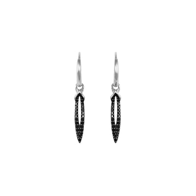 sterling silver drop earrings