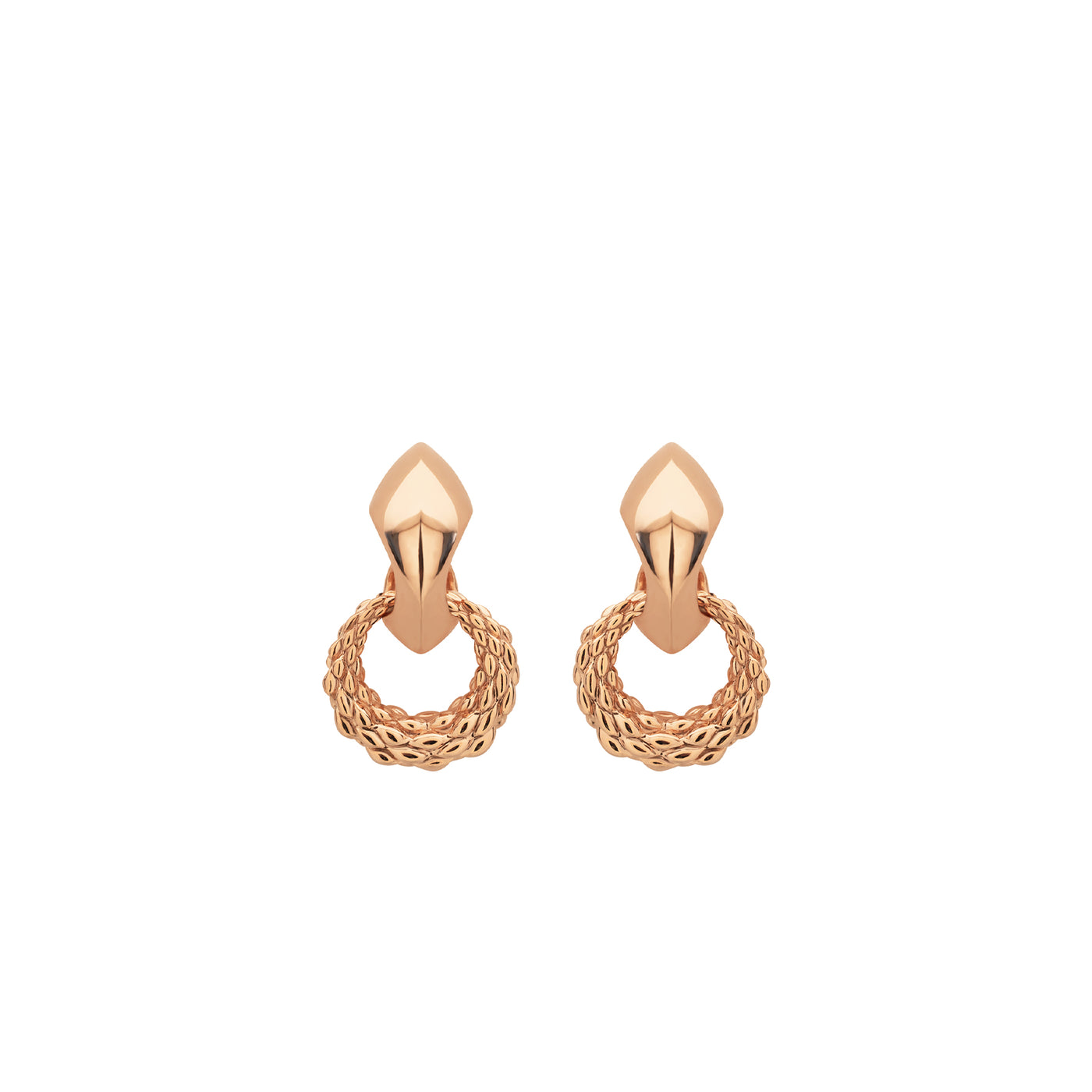 Quest Drop Earring - 18K Rose Gold Vermeil