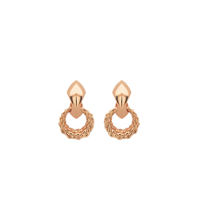 Quest Drop Earring - 18K Rose Gold Vermeil