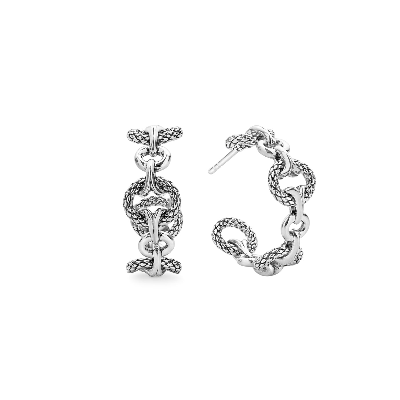 sterling silver hoop earrings