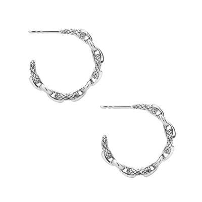 sterling silver hoop earrings