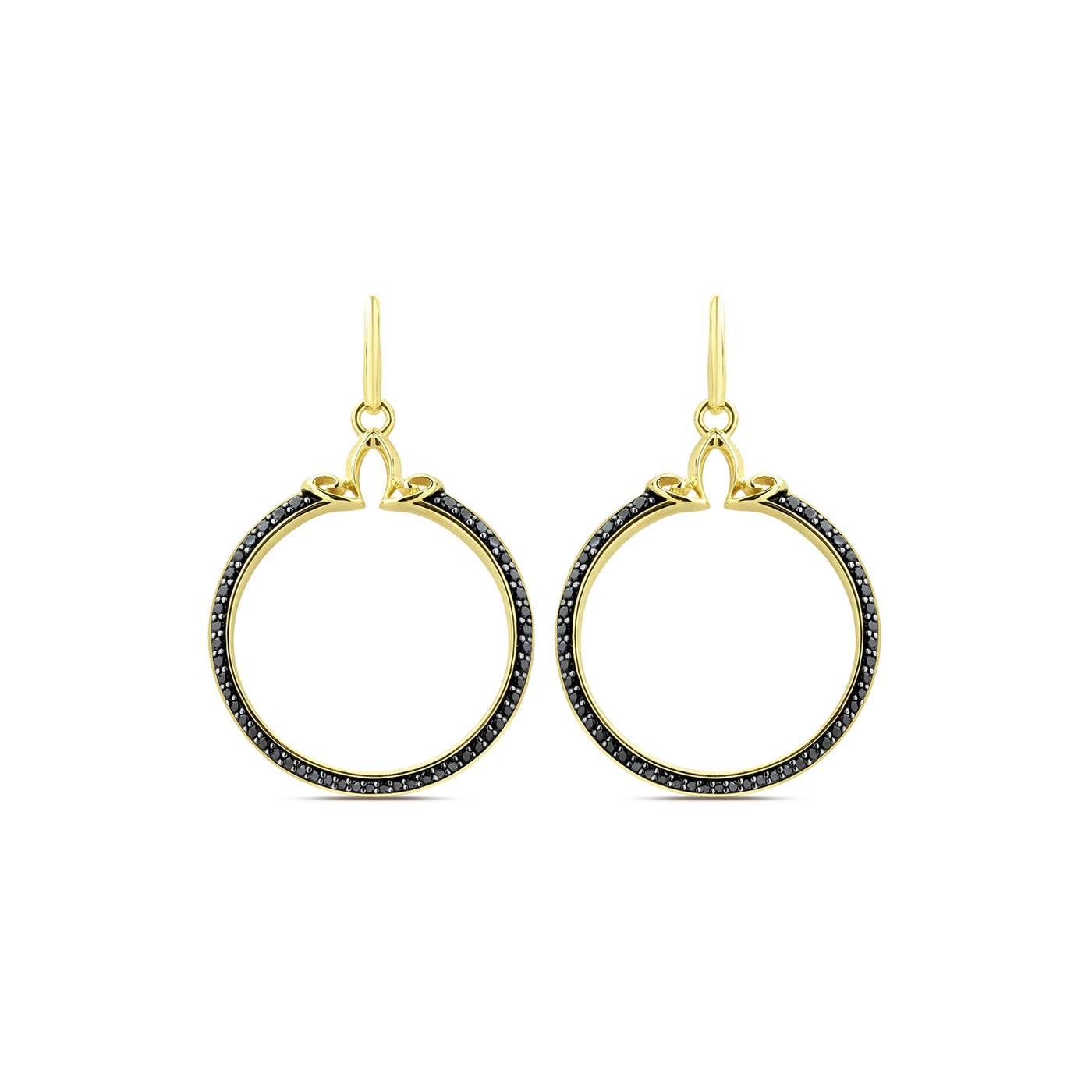 gold hoop earring