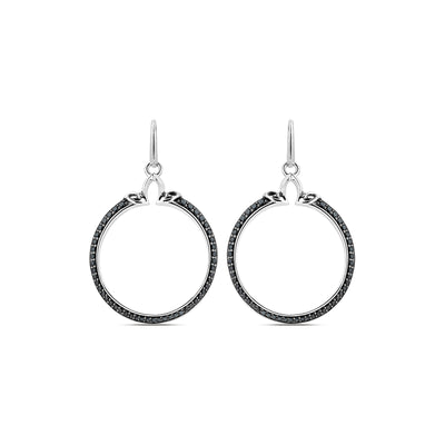 sterling silver hoop earrings
