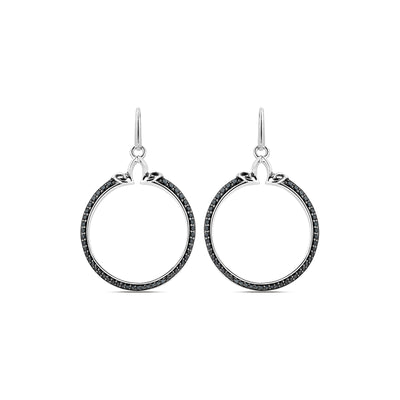 sterling silver hoop earrings