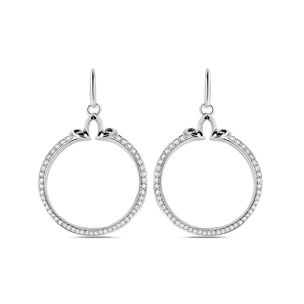 sterling silver hoop earring
