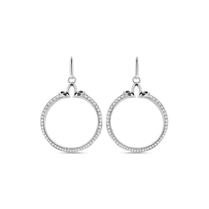 sterling silver hoop earring
