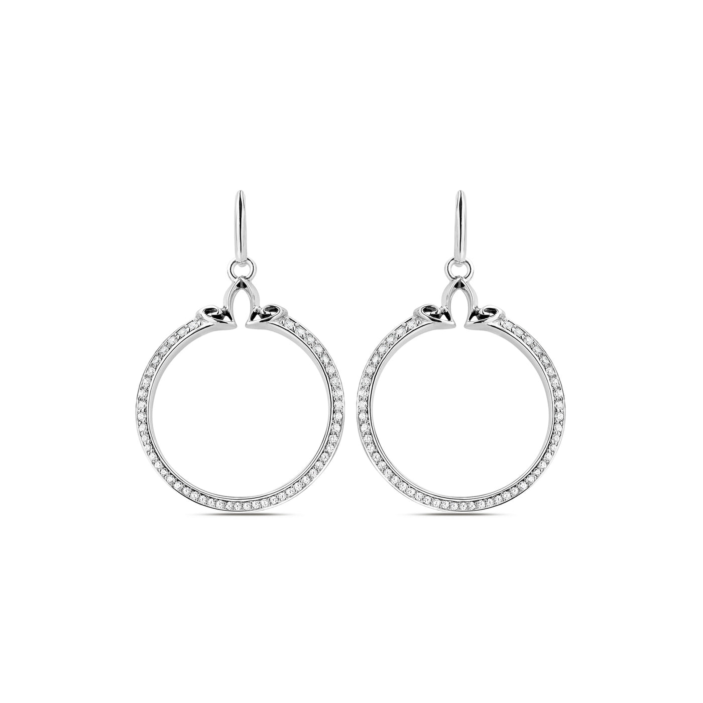 sterling silver hoop earring