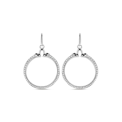 sterling silver hoop earring