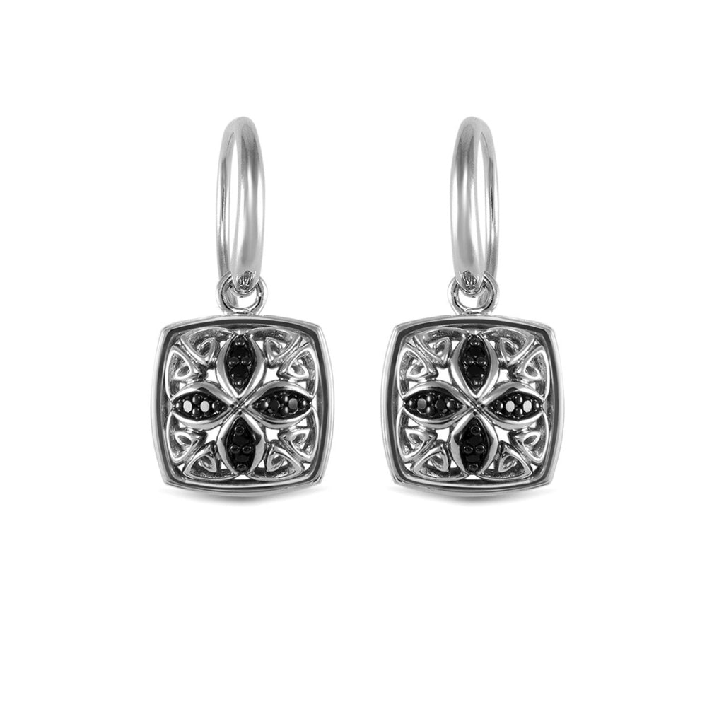 sterling silver drop earrings