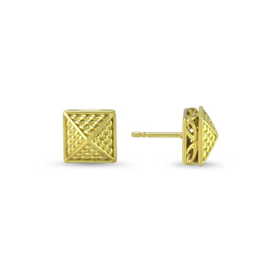 gold vermeil stud earring