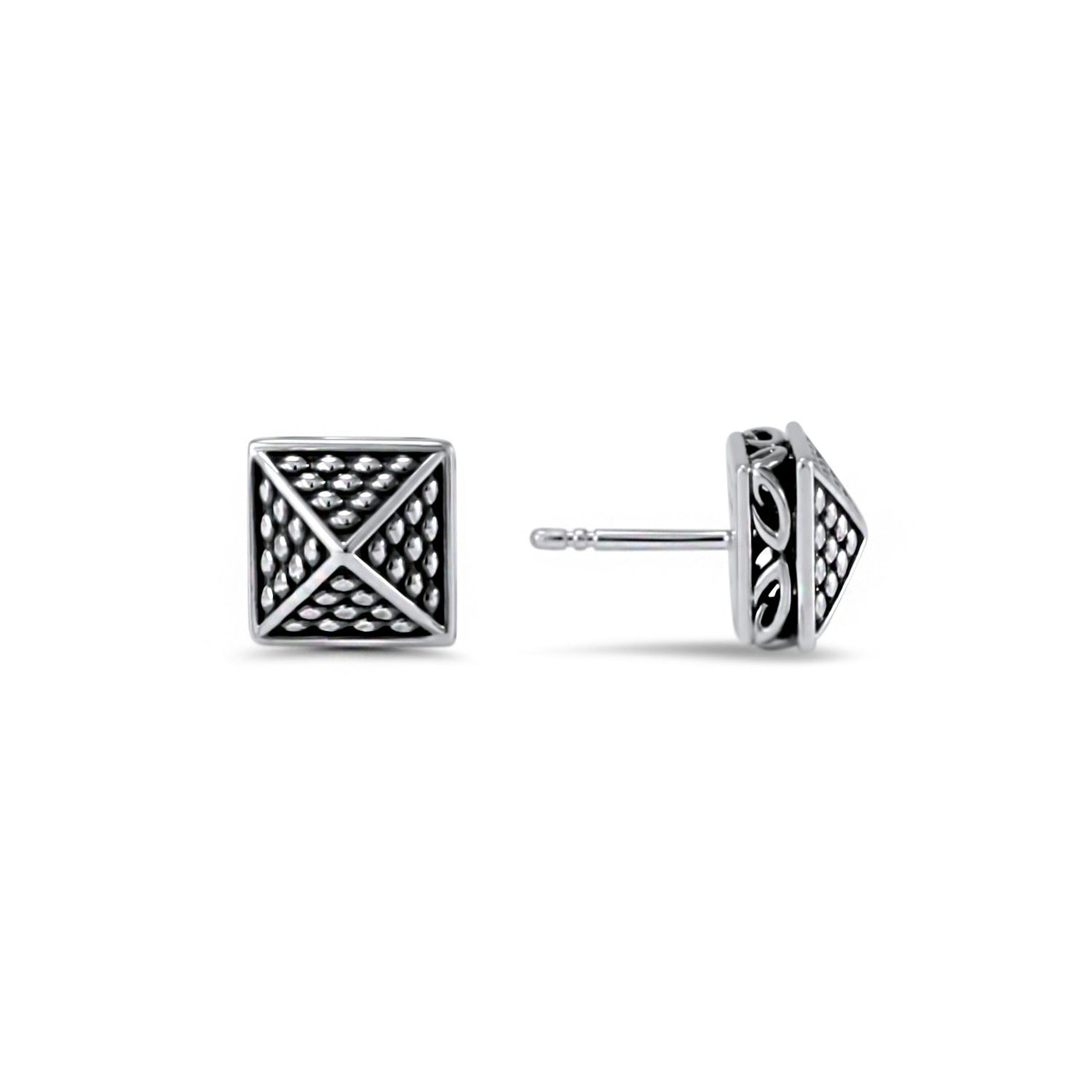 sterling silver stud earrings