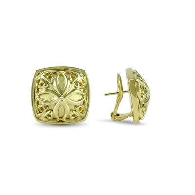 gold vermeil stud earrings