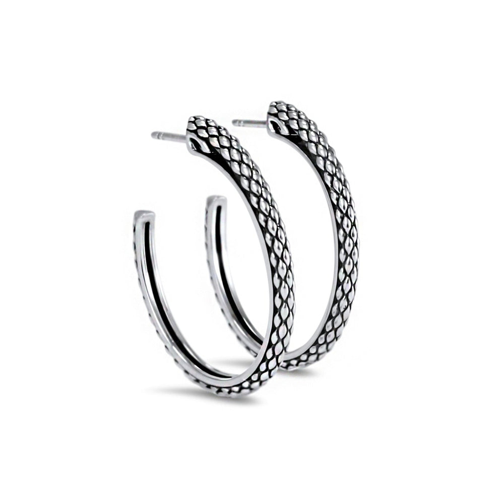 sterling silver hoop earrings