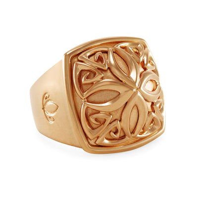 rose gold statement ring