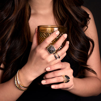 two tone stacking rings