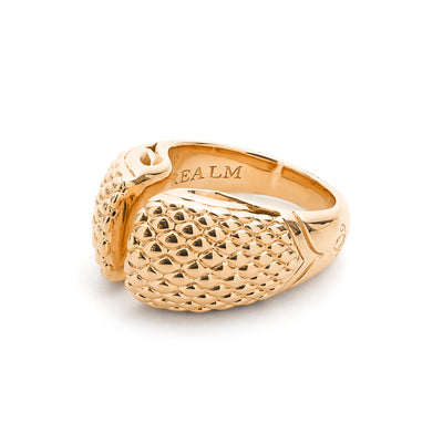 rose gold vermeil stacking ring