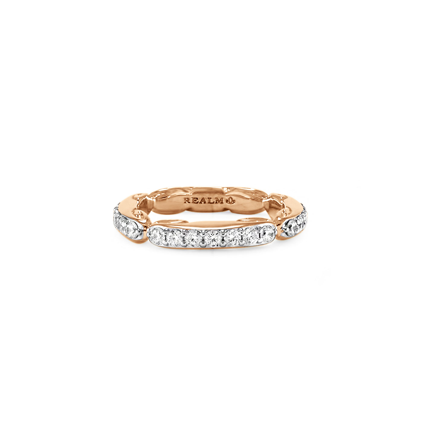 rose gold stacking ring