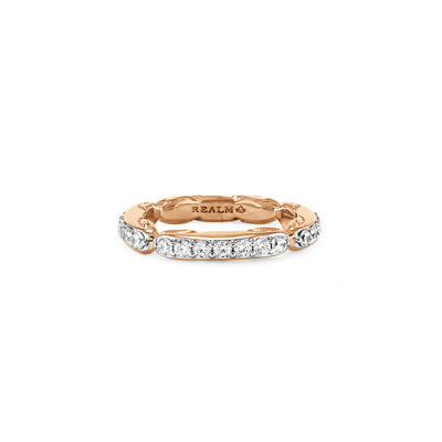 rose gold stacking ring