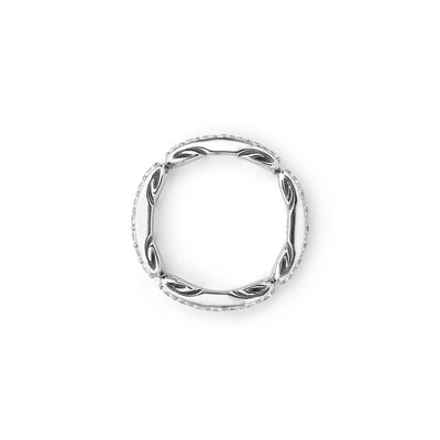 silver stacking ring