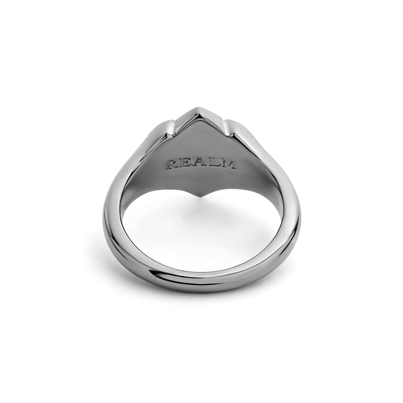 black ruthenium cocktail ring