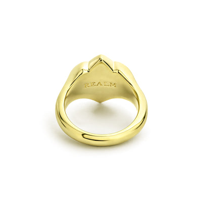 18k gold vermeil gold ring