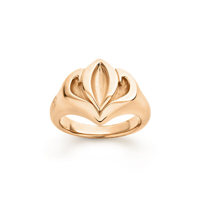 rose gold statement ring