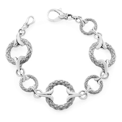 silver link bracelet