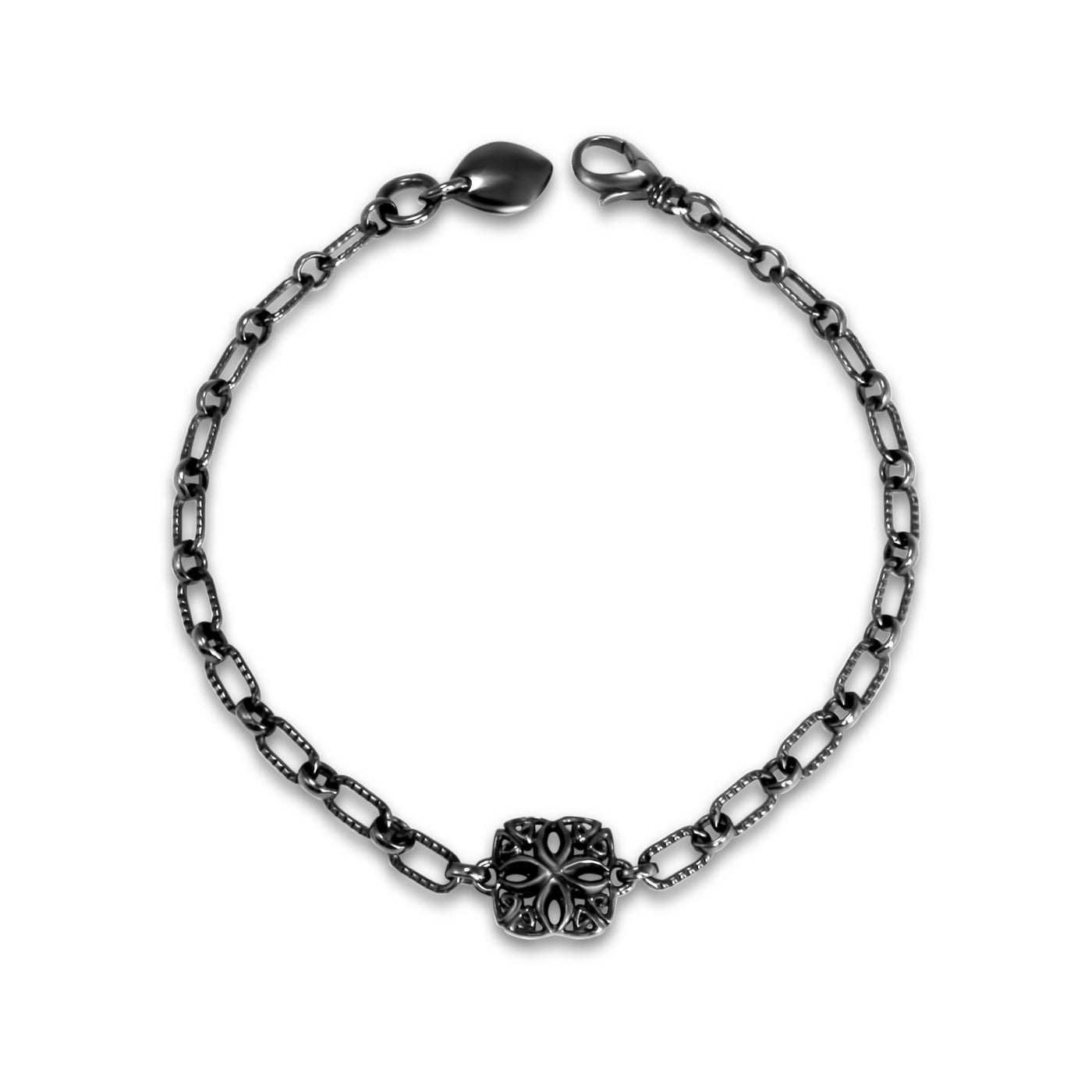 black chain bracelet