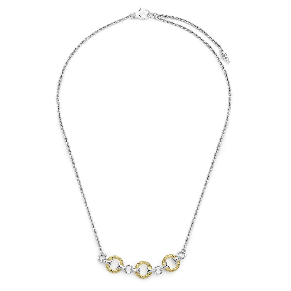 two tone necklace