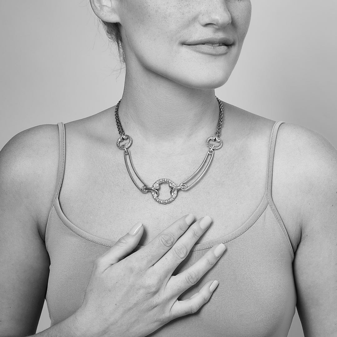 Sterling silver chain necklace