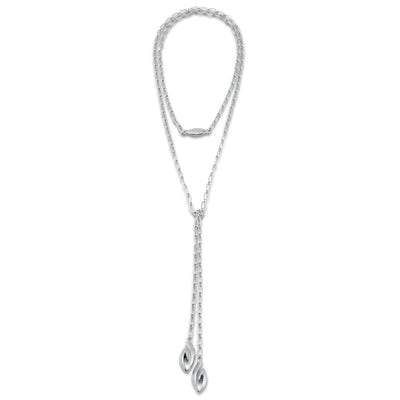 sterling silver lariat necklace
