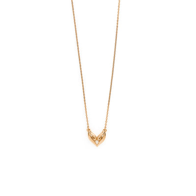 V Pendant - 18K Rose Gold Vermeil