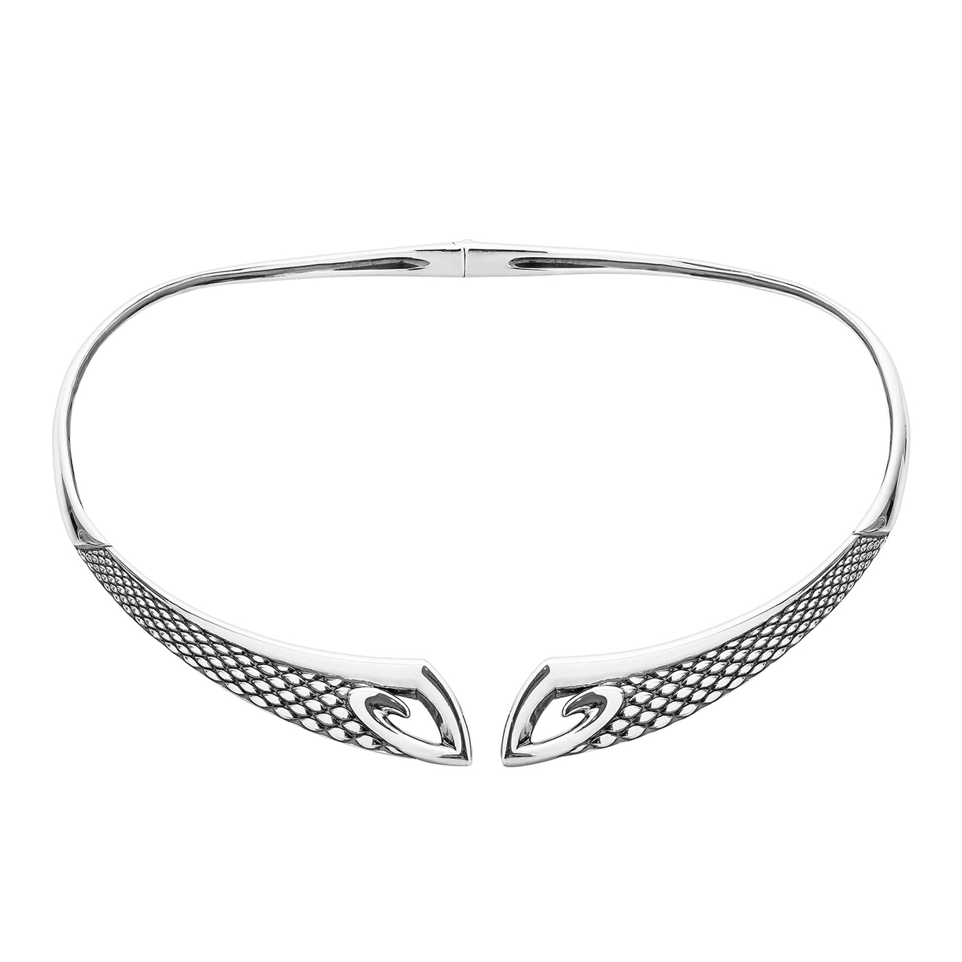 sterling silver collar necklace