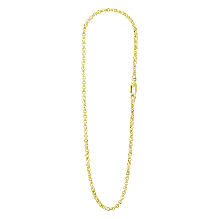 gold vermail chain necklace