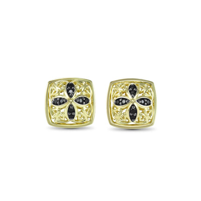 gold stud earrings