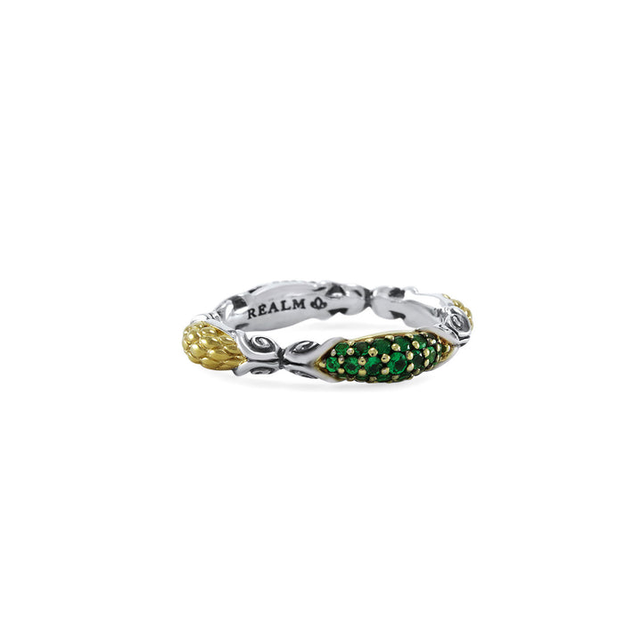 18k gold stacking ring