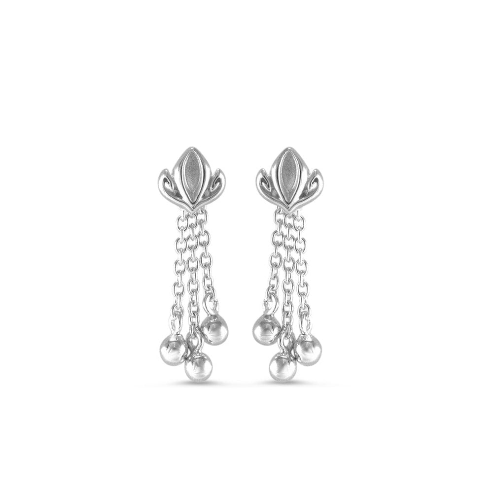 sterling silver tassel earring