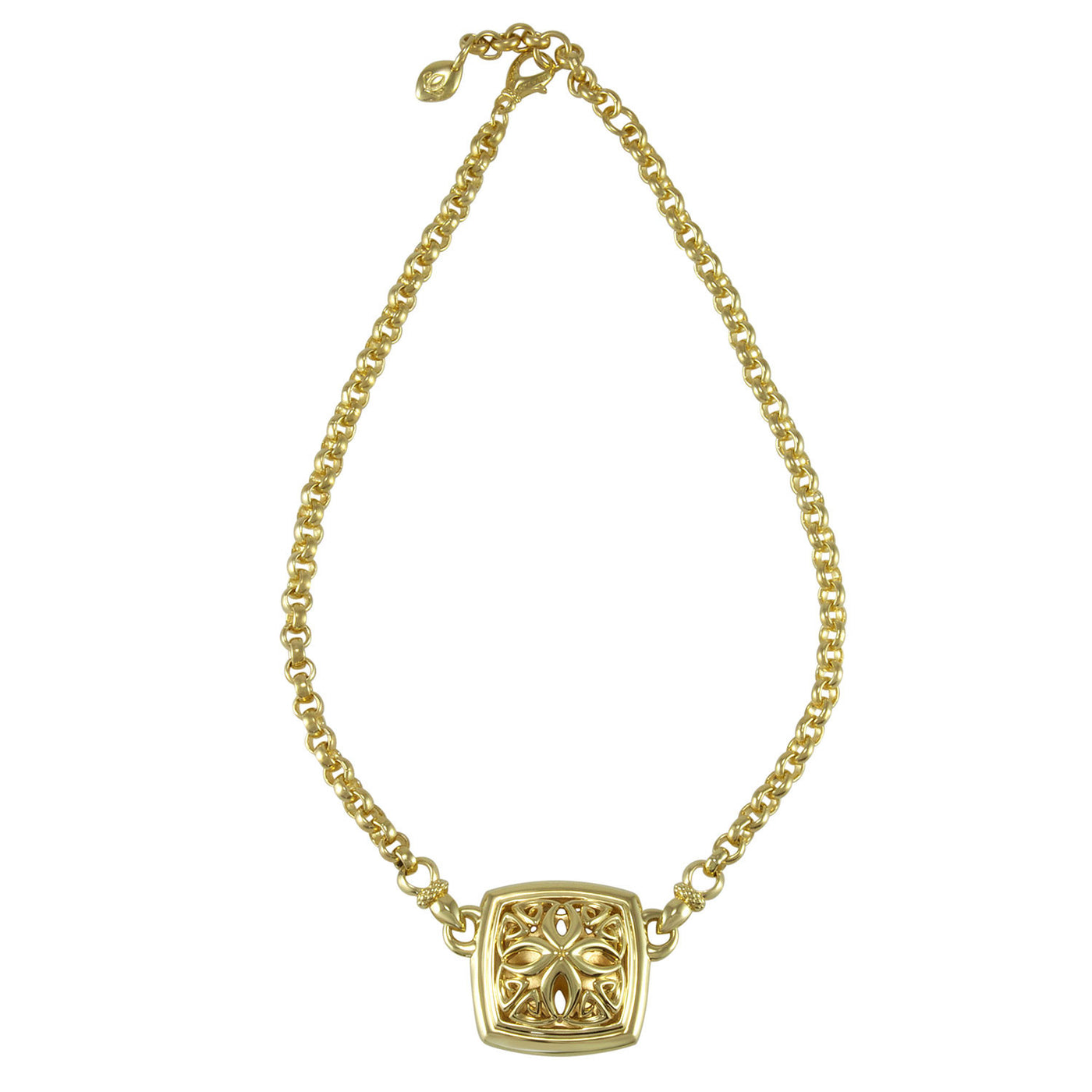 Empress Medallion Necklace - 18K Gold Vermeil